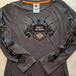 Women's Harley Davidson shirt with tank top